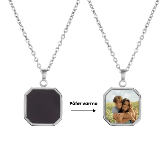 Gepersonaliseerde geheime foto ketting