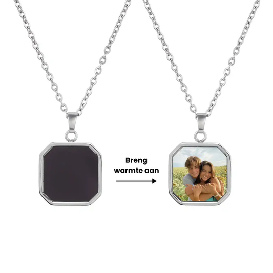 Gepersonaliseerde geheime foto ketting