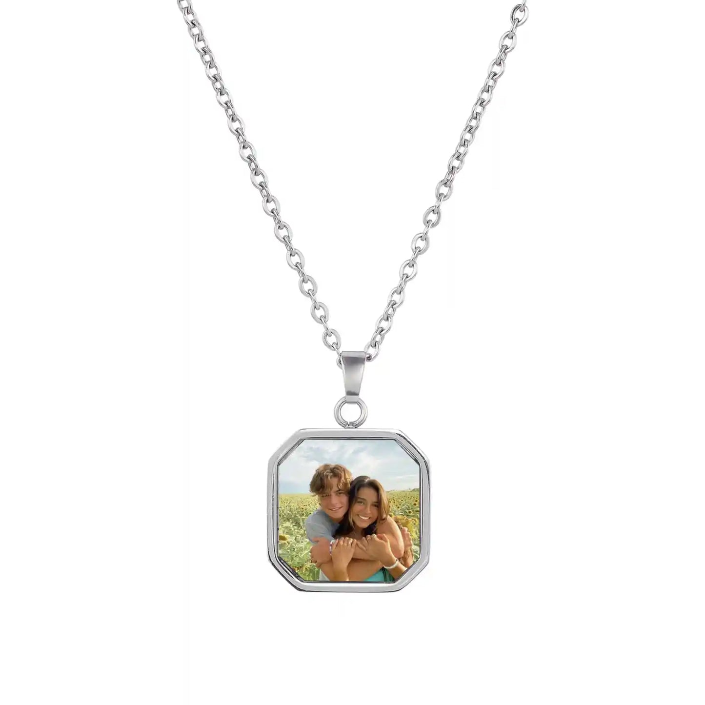 Gepersonaliseerde geheime ketting met foto