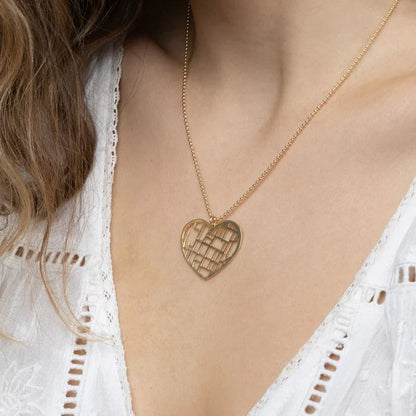 Gepersonaliseerde ketting met kaart
