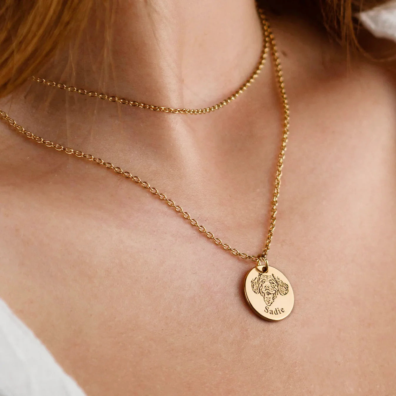 Gepersonaliseerde ketting met huisdierportret