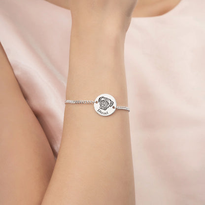 Gepersonaliseerde armband met huisdierportret