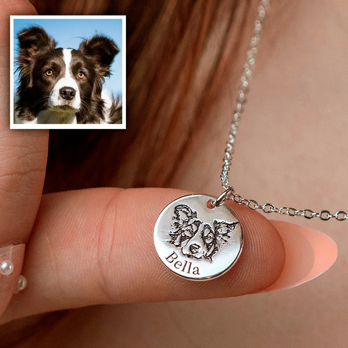 Gepersonaliseerde ketting met huisdierportret