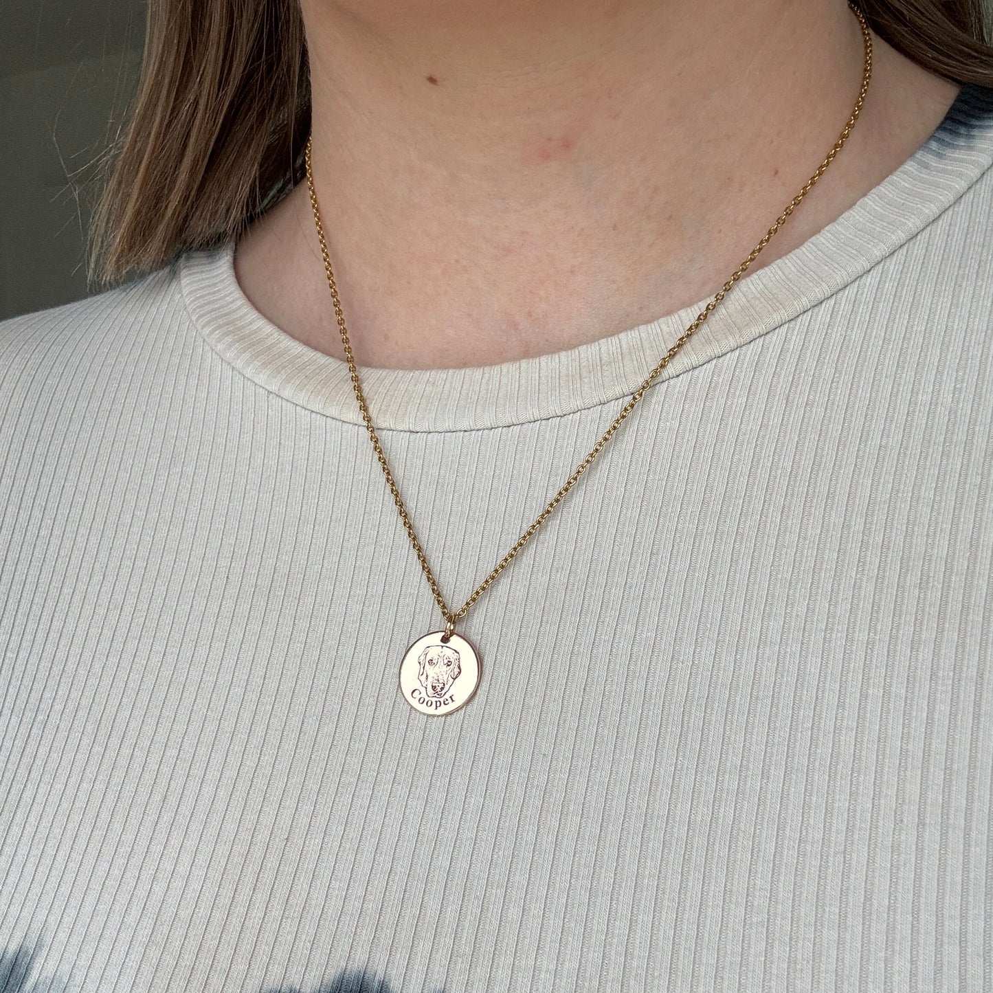 Gepersonaliseerde ketting met huisdierportret