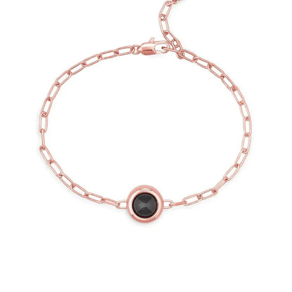 Gepersonaliseerde paperclip ketting fotoarmband