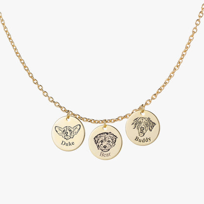Gepersonaliseerde ketting met huisdierportret