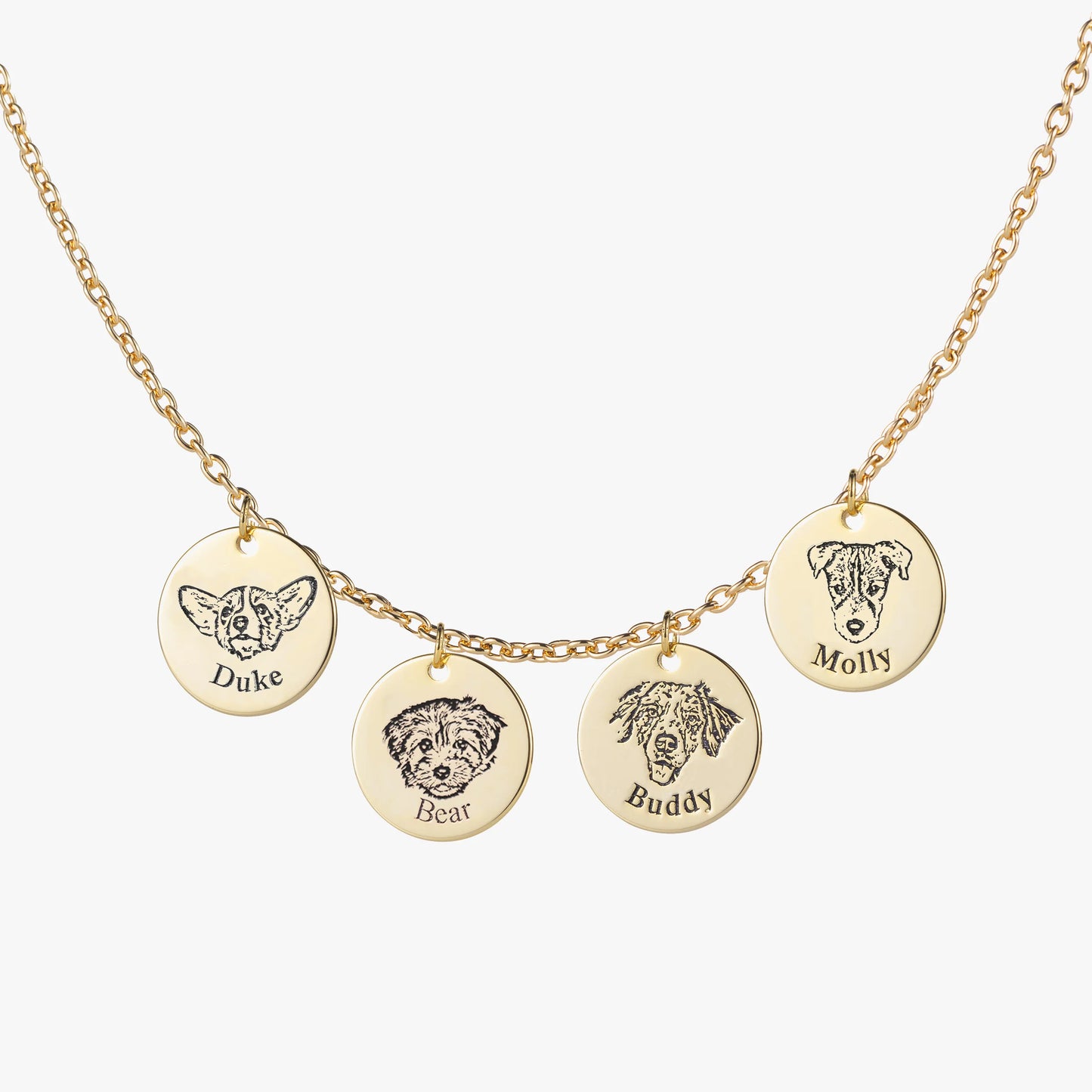 Gepersonaliseerde ketting met huisdierportret
