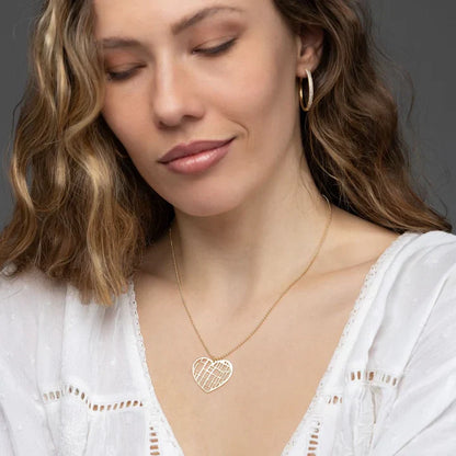 Gepersonaliseerde ketting met kaart