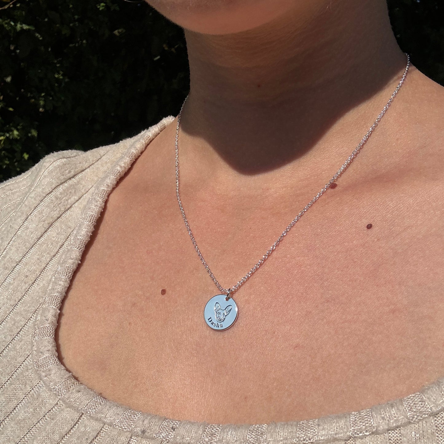 Gepersonaliseerde ketting met huisdierportret