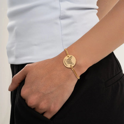 Gepersonaliseerde armband met huisdierportret