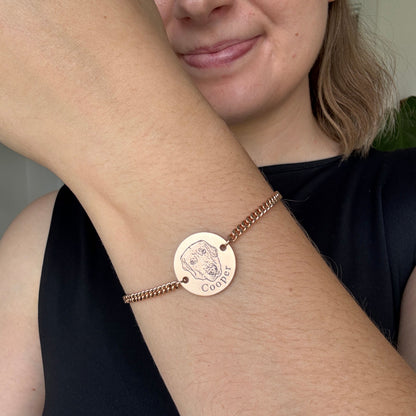 Gepersonaliseerde armband met huisdierportret