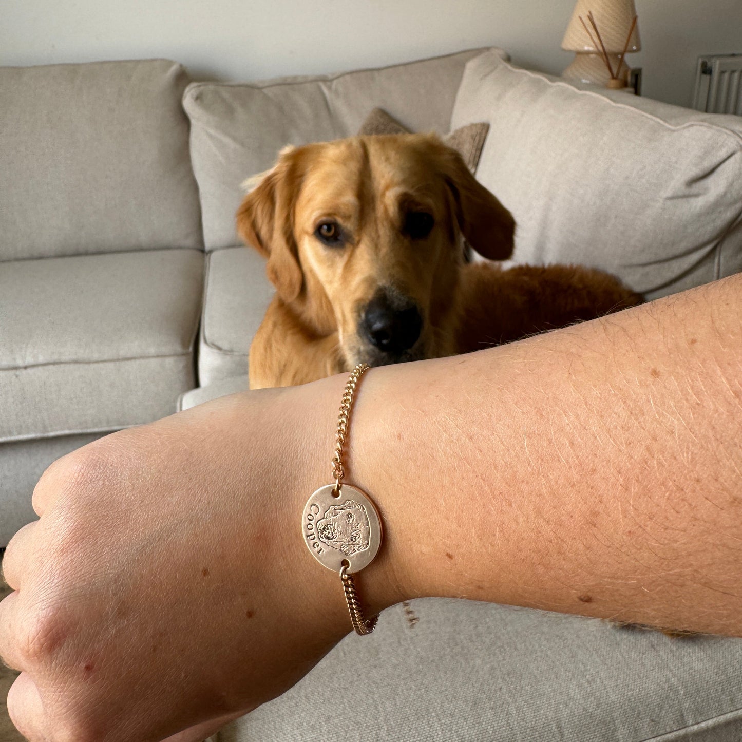 Gepersonaliseerde armband met huisdierportret